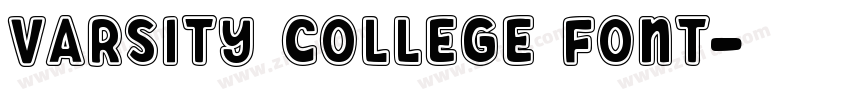 Varsity College Font字体转换